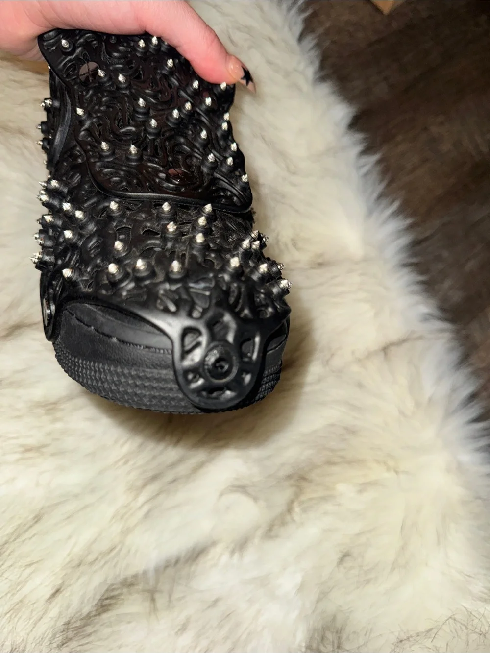 Nike x Swarovski Air Froce 1 LXX Triple Black